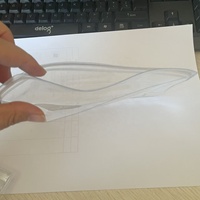 A5 A6 A7 poches de reliure pochettes à fermeture éclair en PVC transparent Double enveloppe budgétaire enveloppes de trésorerie pas de tête de fermeture éclair pour les produits de classement