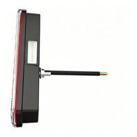 Feux arrière LED multifonctionnels E9 pour camion, avec feux de freinage, de recul, réflecteur, antibrouillard, feux arrière de remorque, triangulaires