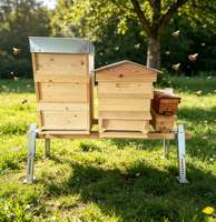 Hochwertiger Bienenstock-Bodenständer Verstellbarer Metall-Bienenstockständer für Imker