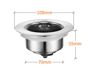 Nâng cấp Bồn Rửa Nhà Bếp cống Lọc 304 thép không gỉ pop-up Bồn Rửa Nhà Bếp cống - Product Image 6