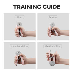 Gripper tangan latihan kekuatan pegangan tangan murah Gripper tangan latihan jari ABS + PC + TPR + MK7006-01 olahraga MIKE logam - Product Image 5