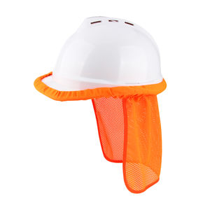 Sombrero de Seguridad con Visera de Malla Transpirable y Poliéster de Alta Visibilidad <span class=keywords><strong>Ekai</strong></span> EK-SH01, Color Amarillo/Orange Fluorescente, Venta al Por Mayor de Fábrica - Product Image 2