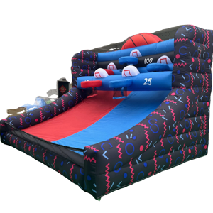 Castillo Inflable de PVC para Niños, Canasta de Baloncesto Inflable, Juego de Baloncesto Inflable para Fiestas - Product Image 1