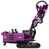 Equipo de Perforación de Roca Dura con Martillo Superior, Máquina Perforadora de Minería sobre Orugas