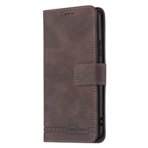 Matt Skin Wallet Handy hülle für Redmi Note 11, für Redmi Note 11 Pro Book Flip Hülle