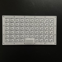 Carte PCB SMD 3030 58x4 232 pièces avec lentille LED PC TYPEV 150 degrés 150W 200W