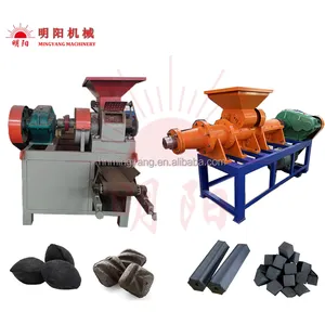 Energy Saving Charcoal Briquetting Machine Shisha Coal Briquette Production Line Equipment for Hookah Making