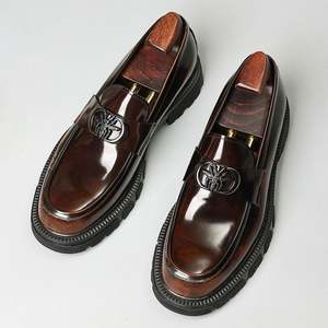 Nouvelles Chaussures Richelieu Haut de Gamme pour Hommes à Bout Pointu, en Cuir Véritable, Style Britannique, Idéales pour le Bureau, les Affaires et les Mariages, Collection Automne - Product Image 6