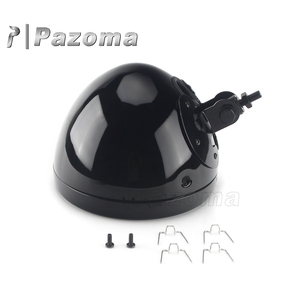 Faro LED cromado de 7 pulgadas para motocicleta, carcasa de bombilla para <span class=keywords><strong>Harley</strong></span> Custom Bobber, cubierta de luz - Product Image 5