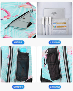 <span class=keywords><strong>Cartable</strong></span> <span class=keywords><strong>à</strong></span> la mode Trolley Grandes roues Sac <span class=keywords><strong>à</strong></span> dos hydrofuge Grande capacité Oxford Polyester Doublure pour étudiants - Product Image 6