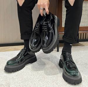 UP-1265J scarpe <span class=keywords><strong>eleganti</strong></span> da <span class=keywords><strong>uomo</strong></span> con suola spessa <span class=keywords><strong>stringate</strong></span> <span class=keywords><strong>eleganti</strong></span> scarpe <span class=keywords><strong>eleganti</strong></span> da sposa con punta tonda - Product Image 5