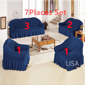 Housses <span class=keywords><strong>de</strong></span> Canapé Universelles 7 Places en Spandex pour Salon, Ensembles <span class=keywords><strong>de</strong></span> <span class=keywords><strong>Housse</strong></span> Élastique pour Canapé Modulable <span class=keywords><strong>3</strong></span>+2+1+1 - Product Image 6