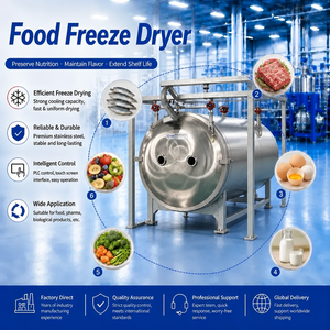 Petite machine de lyophilisation pour usine, lyophilisateur sous vide pour fruits et légumes à prix compétitif - Product Image 1