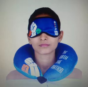 Almohada de Viaje en Forma de U Personalizada, de Espuma Viscoelástica, Soporte para el Cuello para Avión y Auto, Venta al por Mayor, Económica y de Alta Calidad - Product Image 3