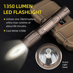 Haike Nouvelle lampe <span class=keywords><strong>de</strong></span> poche tactique PLH/V2 avec batterie 18650 LED haute puissance Lumières <span class=keywords><strong>de</strong></span> <span class=keywords><strong>chasse</strong></span> portables - Product Image 3