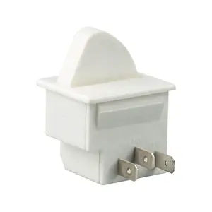 3 pin round button white color refrigerator door light switch