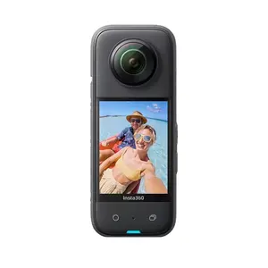 Insta360 X3-360行动摄像机，带5.7K 360有源HDR录像机，支持WIFI摄像机防水运动和Vlog