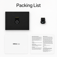 Spot Xreal Eye 6dof, Modo de Suspensión, Fusión de Realidad Virtual, Grabación de Pantalla, 1.35g, Accesorios para Grabación en Perspectiva de Primera Persona