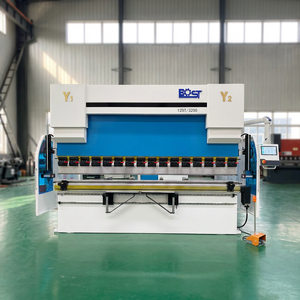 Presse plieuse hydraulique CNC automatique Nanjing BOST 3200MM 6+1 axes avec contrôleur DA53T pour le pliage de tôles d'aluminium - Product Image 1