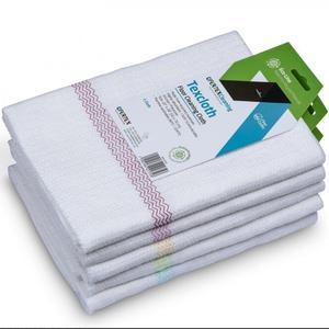 Paños de Limpieza para Cocina de Algodón Reciclado Súper Absorbentes Ecológicos Blancos de 220 g/m² en Oferta - Product Image 1