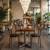 Meubles de restauration OEM ODM pour la restauration rapide, les desserts, les boulangeries, les restaurants commerciaux, les cafés, les salons de thé, tables et chaises