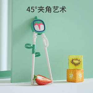 Y-Teletubbies – baguettes d'apprentissage pour enfants de 1 à 2 ans, matériau ABS, conception antidérapante, vaisselle pour l'éducation précoce des bébés - Product Image 2