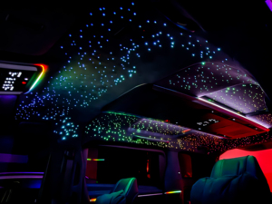 Nueva fuente de luz de fibra óptica panorámica para coche para techo de cielo estrellado techo de coche cielo estrellado superior romántico colorido fácil de instalar - Product Image 2