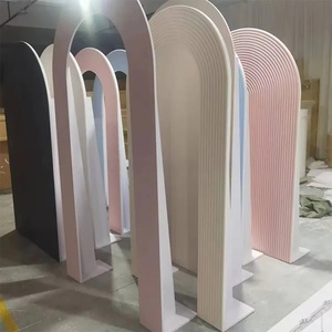 Decorazione su ordinazione della parete dell'arco del fiore fondo del PVC 3D arco della tavola con la luce del supporto della decorazione della festa <span class=keywords><strong>di</strong></span> nozze <span class=keywords><strong>di</strong></span> evento nuziale - Product Image 4