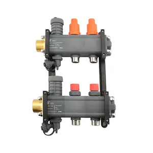 High Quality Manual Valve Plastic PA Manifold for Water Circulation in Floor Heating Systems