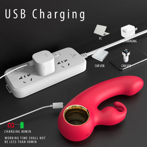 Bestverkochte Platina-Uitgeharde Dual Stimulator Mini Konijn Vibrators Usb Oem/Odm Service Fabriek Prijs Multi-Platform Magische Staaf - Product Image 4