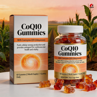 Gummies CoQ10 Haute Puissance OEM/ODM 100mg pour la Santé Cardiaque et l'Énergie Cellulaire, à Base de Pectine, Supplément Alimentaire GMP/Halal/Kosher
