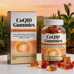 Gummies CoQ10 Haute Puissance OEM/ODM 100mg pour la Santé Cardiaque et l'Énergie Cellulaire, à Base de Pectine, Supplément Alimentaire GMP/Halal/Kosher - Product Image 5