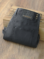 Pantalon homme en coton, coupe droite, style japonais, décontracté, fin et ample, élastique, pour l'été, idéal pour le commerce international, élégant