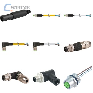7700-12341-1501000 Circular DIN Connectors M12 female 90 with cable TPE 4x18AWG ye UL/_ ITC/<strong>PLTC</strong> 10m - Product Image 6