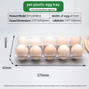 Portauova in Plastica PET Ecologico Robusto Impilabile a 18 Scomparti Vendita all'Ingrosso - Product Image 6