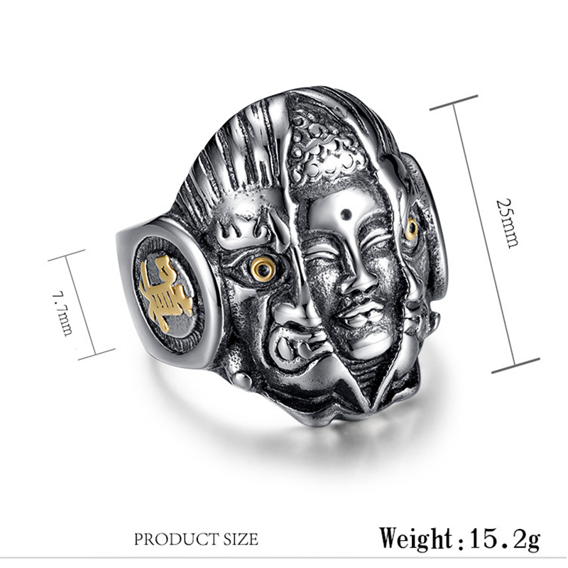Anello Titanio 8mm Nero Acquista Anello In Acciaio Al Titanio Moda Anelli Da Uomo In Acciaio Gioielli Uomo Senza Marca - 8