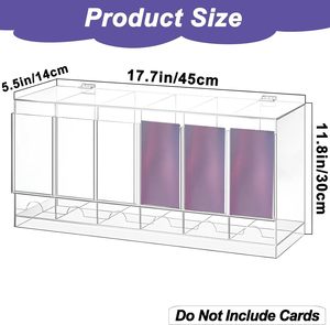 Présentoir Moderne Écologique à Six Compartiments en Acrylique, Vente Directe Usine pour Présentoir de Boîtes à Cartes - Product Image 2