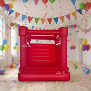 Castillo Inflable Rojo de 10x10 con Soplador, Trampolín Inflable de PVC, Cama Elástica para Bodas, Cumpleaños y Fiestas - Product Image 1