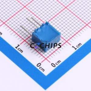 Resistencia Ajustable/Potenciómetro 3362S-1-202, Componente de Orificio Pasante (THT)-3P, Resistencia de 7x6.8mm, 2kOhm, 10%, 500mW, 250ppm ℃ - Product Image 2