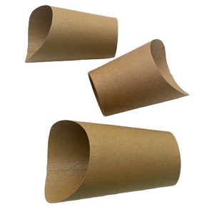 Craft Paper Cone for Churos Food Grade Unique <strong>Simple</strong> Design Widespread Great Quality Customized Cup for Snacks Chips Oily Food - Product Image 1