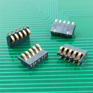 1,27 мм Шаг <span class=keywords><strong>2</strong></span> <span class=keywords><strong>3</strong></span> 4 5 6 Pin BC-21 SMT пружинный разъем батареи BC-21 серии LCP пластик Прочный для длительного использования - Product Image 3