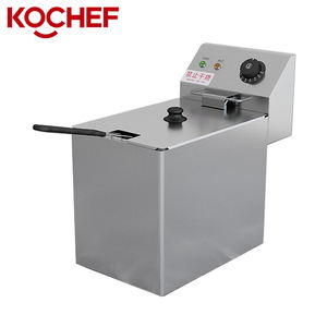 Freidora eléctrica de mesa de un solo cilindro de 4L para patatas fritas, pollo frito, <span class=keywords><strong>venta</strong></span> de aperitivos, freidora comercial - Product Image 1