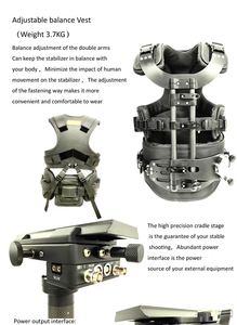 Fotografi BSWCAM G60 32KG Payload <span class=keywords><strong>Steadycam</strong></span> siaran profesional dengan penstabil kamera Video rompi untuk Alexa merah ARRI - Product Image 3