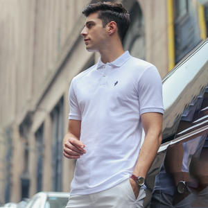 2023 vendita calda logo personalizzato di alta qualità camicie da Polo ricamate artigianali tinta unita Casual Golf uomo t Shirt Polo - Product Image 3