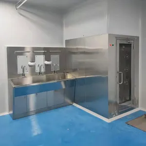 2024 Projet de purification usine électronique panneau mural en acier conception de salle blanche