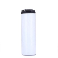 Nouveau gobelet isotherme sous vide à double paroi en acier inoxydable de 20 oz, vierge pour sublimation, avec couvercle anti-fuite, couleur personnalisable, idéal pour le bureau