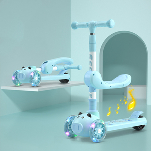 Haute qualité pliant trois roues enfants Scooter léger en aluminium Kickboard avec PU roues jouet pour enfants - Product Image 3