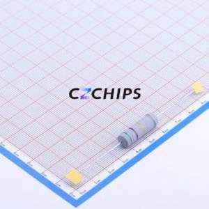 Résistance traversante MOF5W-510Kohm 5% (THT), composant traversant (THT), D8xL24.5mm, film d'oxyde métallique 510kOhm 750V - Product Image 2