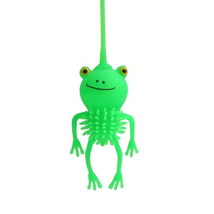 Kehui Puffer Ball Toy Tiktok vendita calda Squeeze Ball Plastic Light Up Fidget Toy Little Cartoon Frog for Kids - Product Image 5