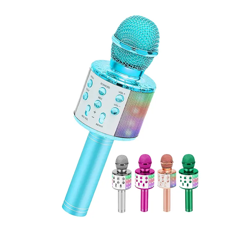 Oem Không Dây Trẻ Em Karaoke Microphone & Loa Cho Bên Nhà Ktv Âm Nhạc Ca Hát Chơi Di Động Cầm Tay Karaoke Máy Nghe Nhạc